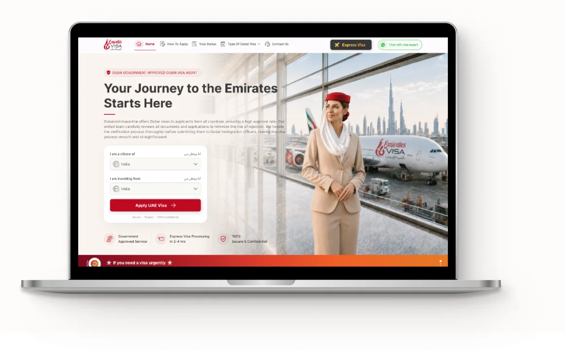 Choosing your citizenship and living country on the home page
